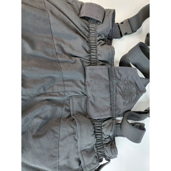 Cabelas Mens Insulated Snow Bib Pants With Adjustable Straps Size S Black - Picture 14 of 16
